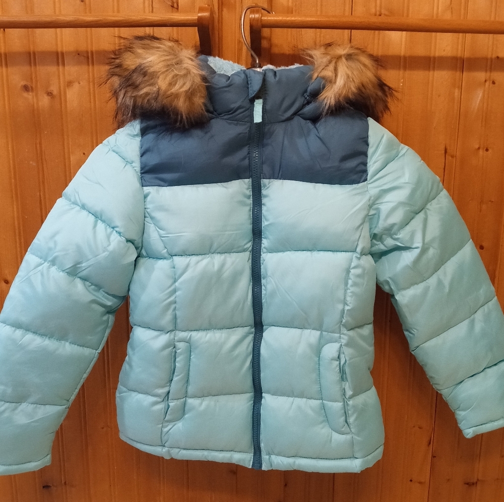 Big Girls 10 - 12 SO NEW Winter Coat Fur Hood